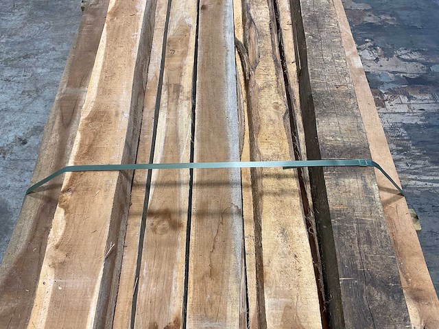 Teak balk 230x7-15 cm (10x) - afbeelding 6 van  8