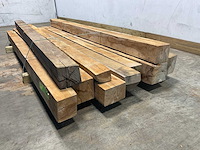 Teak balk 230x7-15 cm (10x) - afbeelding 7 van  8