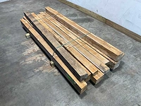 Teak balk 230x7-15 cm (10x)