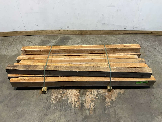 Teak balk 230x7-15 cm (10x) - afbeelding 2 van  8
