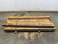 Teak balk 230x7-15 cm (10x) - afbeelding 2 van  8