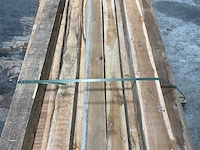 Teak balk 230x7-15 cm (10x) - afbeelding 4 van  8