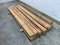 Teak balk 230x7-18 cm (14x) - afbeelding 1 van  8