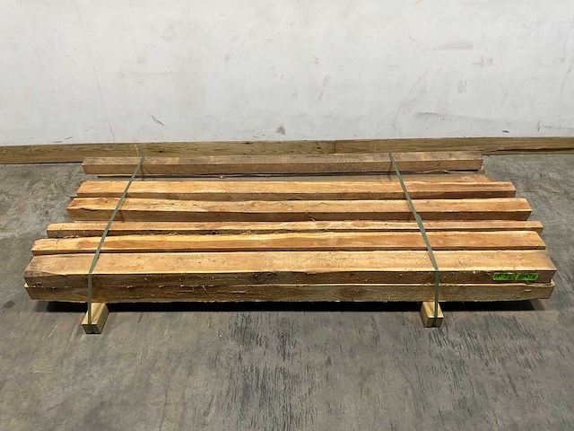 Teak balk 230x7-18 cm (14x) - afbeelding 2 van  8