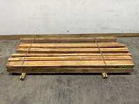 Teak balk 230x7-18 cm (14x) - afbeelding 2 van  8