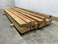 Teak balk 230x7-18 cm (14x) - afbeelding 4 van  8