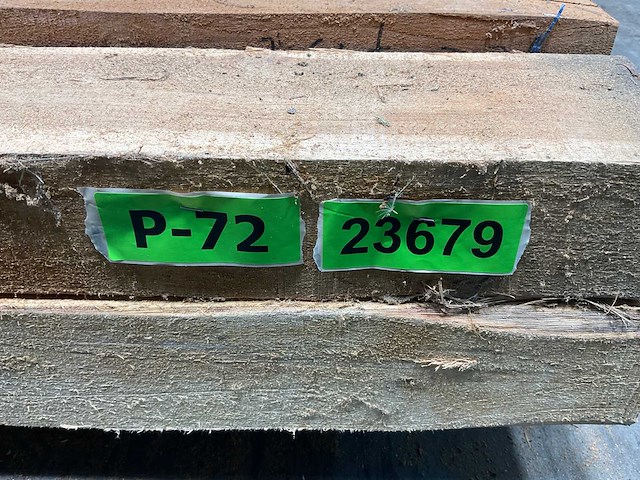 Teak balk 230x7-18 cm (14x) - afbeelding 7 van  8