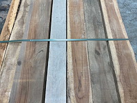 Teak balk 230x7-21 cm (7x) - afbeelding 4 van  7