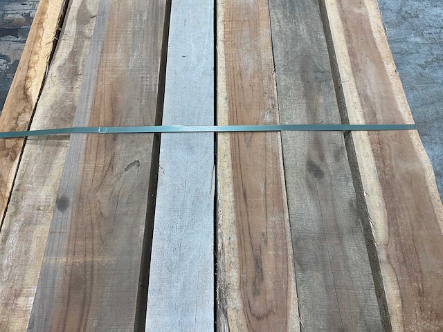 Teak balk 230x7-21 cm (7x) - afbeelding 4 van  8