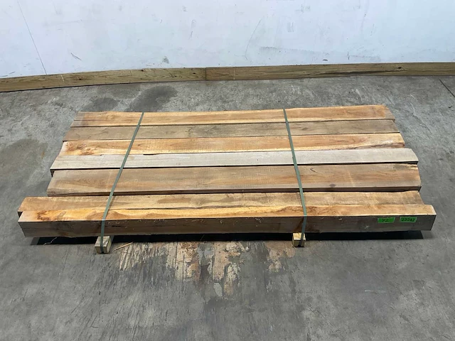 Teak balk 230x7-21 cm (7x) - afbeelding 2 van  8
