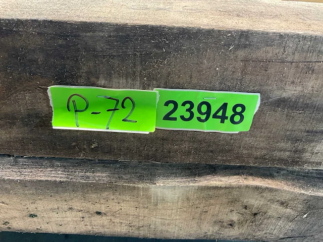 Teak balk 230x7,5-15 cm (12x) - afbeelding 8 van  8