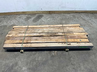 Teak balk 230x8-13 cm (8x) - afbeelding 2 van  8