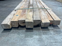 Teak balk 230x8-13 cm (8x) - afbeelding 4 van  8