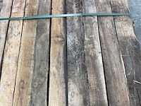 Teak balk 230x8-13 cm (9x) - afbeelding 3 van  8