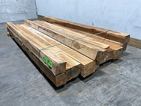 Teak balk 230x8-15 cm (13x) - afbeelding 4 van  8