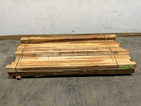 Teak balk 230x8-15 cm (13x) - afbeelding 1 van  4