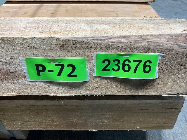 Teak balk 230x8-15 cm (13x) - afbeelding 3 van  4