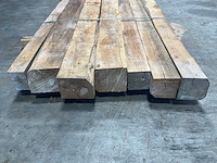 Teak balk 230x8-16 cm (7x) - afbeelding 8 van  8