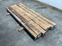 Teak balk 230x8-16 cm (7x)
