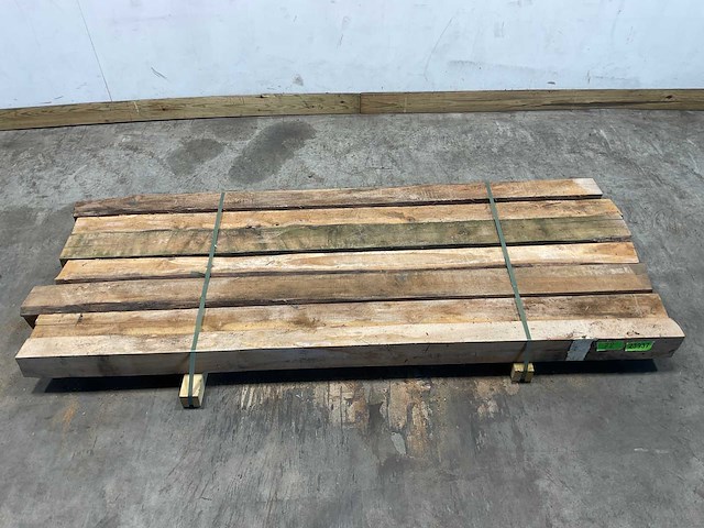 Teak balk 230x9-15 cm (7x) - afbeelding 2 van  6
