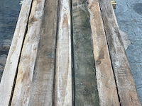 Teak balk 230x9-15 cm (7x) - afbeelding 3 van  6