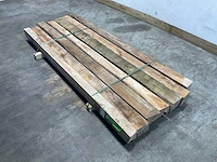 Teak balk 230x9-15 cm (7x)