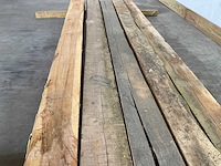 Teak balk 240x10-15 cm (5x) - afbeelding 4 van  5