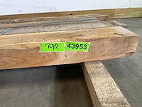 Teak balk 240x10-15 cm (5x) - afbeelding 5 van  5