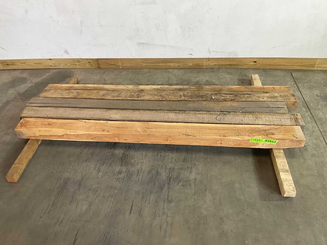 Teak balk 240x10-15 cm (5x) - afbeelding 1 van  4