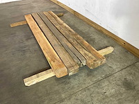 Teak balk 240x10-15 cm (5x) - afbeelding 2 van  4