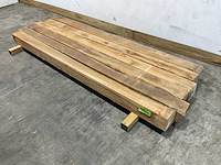 Teak balk 240x12-15 cm (6x) - afbeelding 1 van  9