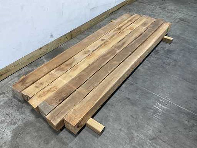Teak balk 240x12-15 cm (6x) - afbeelding 3 van  9