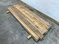 Teak balk 240x12-15 cm (6x) - afbeelding 4 van  9