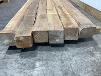 Teak balk 240x12-15 cm (6x) - afbeelding 8 van  9