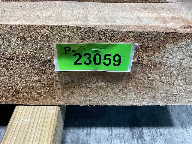 Teak balk 240x12-15 cm (6x) - afbeelding 9 van  9
