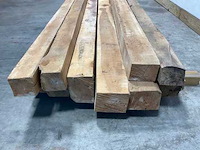 Teak balk gedroogd 240x10-15 cm (10x) - afbeelding 3 van  5