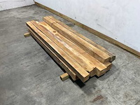 Teak balk gedroogd 240x10-15 cm (10x) - afbeelding 4 van  5