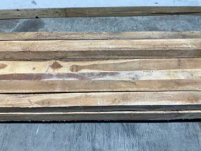 Teak balk gedroogd 240x10-15 cm (10x) - afbeelding 5 van  5