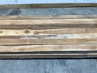 Teak balk gedroogd 240x10-15 cm (10x) - afbeelding 5 van  5