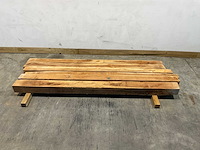Teak balk gedroogd 240x10-15 cm (6x) - afbeelding 1 van  5