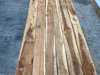 Teak balk gedroogd 240x10-15 cm (6x) - afbeelding 5 van  5