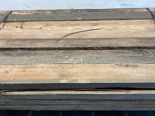 Teak balk gedroogd 240x8-17 cm (34x) - afbeelding 3 van  9