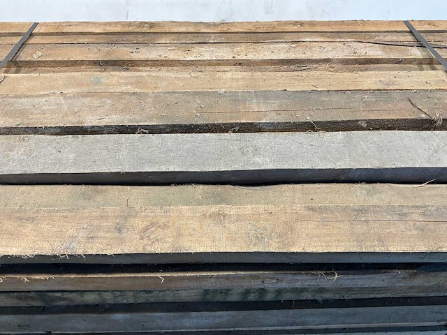 Teak balk gedroogd 240x8-24 cm (43x) - afbeelding 3 van  7