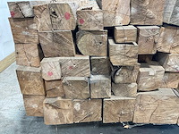 Teak balk gedroogd 240x8-24 cm (43x) - afbeelding 4 van  7