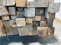 Teak balk gedroogd 240x8-24 cm (43x) - afbeelding 5 van  7