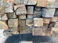 Teak balk gedroogd 240x8-24 cm (44x) - afbeelding 6 van  7