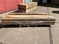 Teak balken (10x) - afbeelding 1 van  2