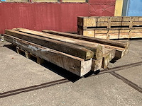Teak balken (10x) - afbeelding 1 van  6