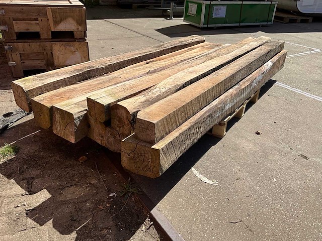 Teak balken (10x) - afbeelding 3 van  6