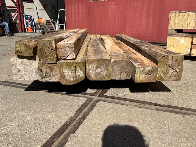 Teak balken (10x) - afbeelding 6 van  6